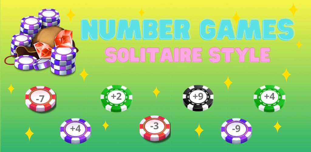 Number games - solitaire style